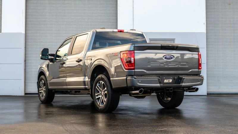 Borla F-150 2021 5.0L 4dr CC SB EC STB Lariat/KR/Platinum/LTD 3/2.25 SRE Cat-Back ATAK CHR Tips - Image 6