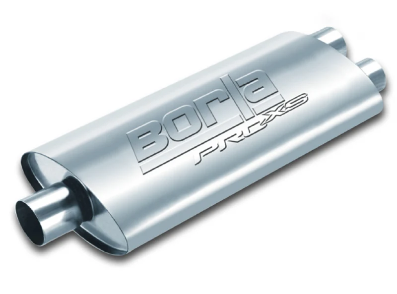 Borla Pro-XS 2.5in Tubing 19in x 4in x 9.5in Oval Center/Dual Muffler - Image 2