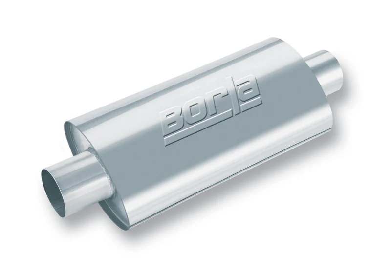 Borla XR-1 Racing Sportsman 3.5in. Outlet / 3.5in Inlet Oval Muffler - Image 2