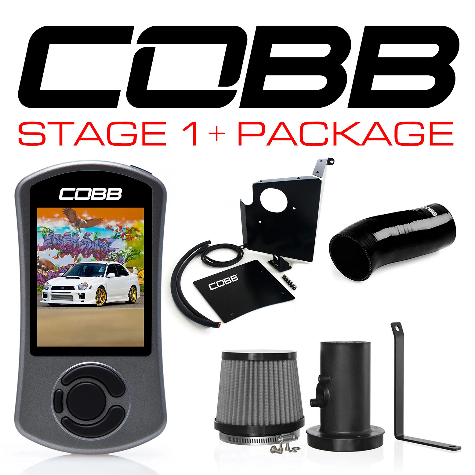Cobb Subaru 02-05 WRX Stage 1+ Power Package w/V3