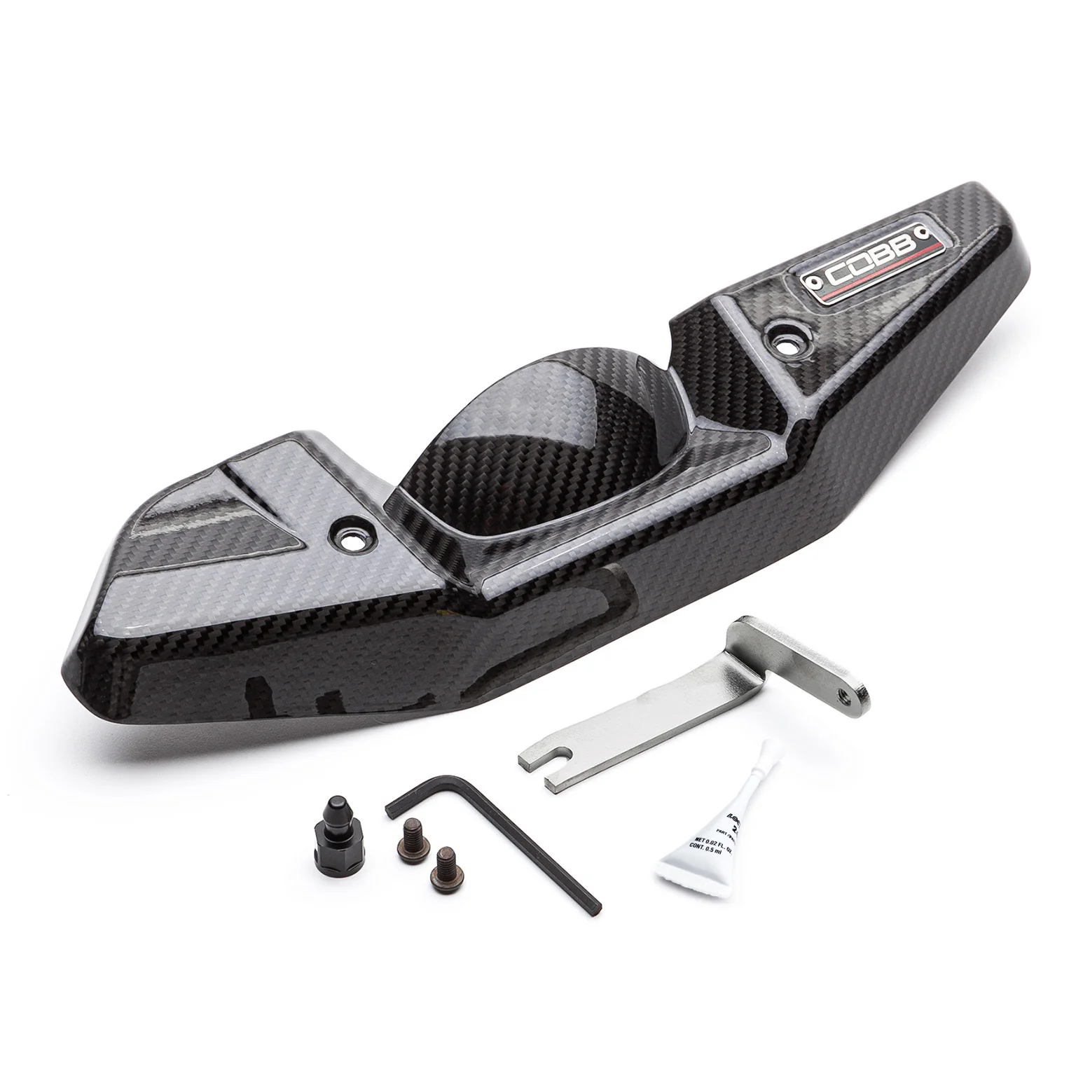 Cobb Subaru Redline Carbon Fiber Alternator Cover 2008-2021 STI, 2008-2014 WRX - Image 2