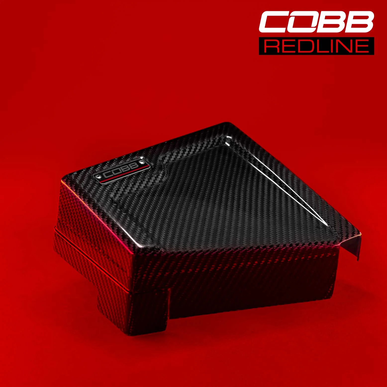 Cobb Subaru Redline Gloss Carbon Fiber Fuse Cover (Driver Side) WRX 2022-2025