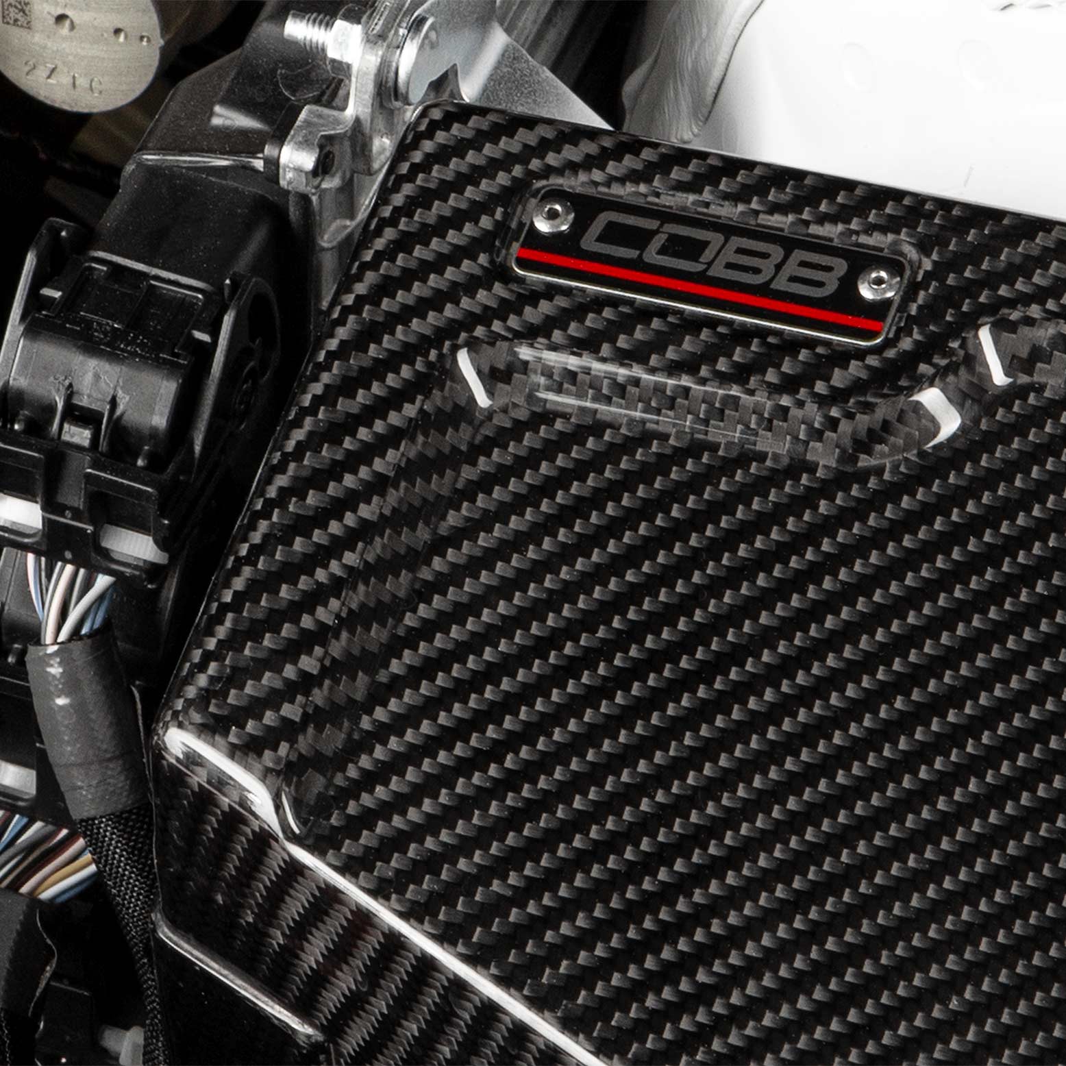 Cobb Subaru Redline Gloss Carbon Fiber Fuse Cover (Driver Side) WRX 2022-2025 - Image 8