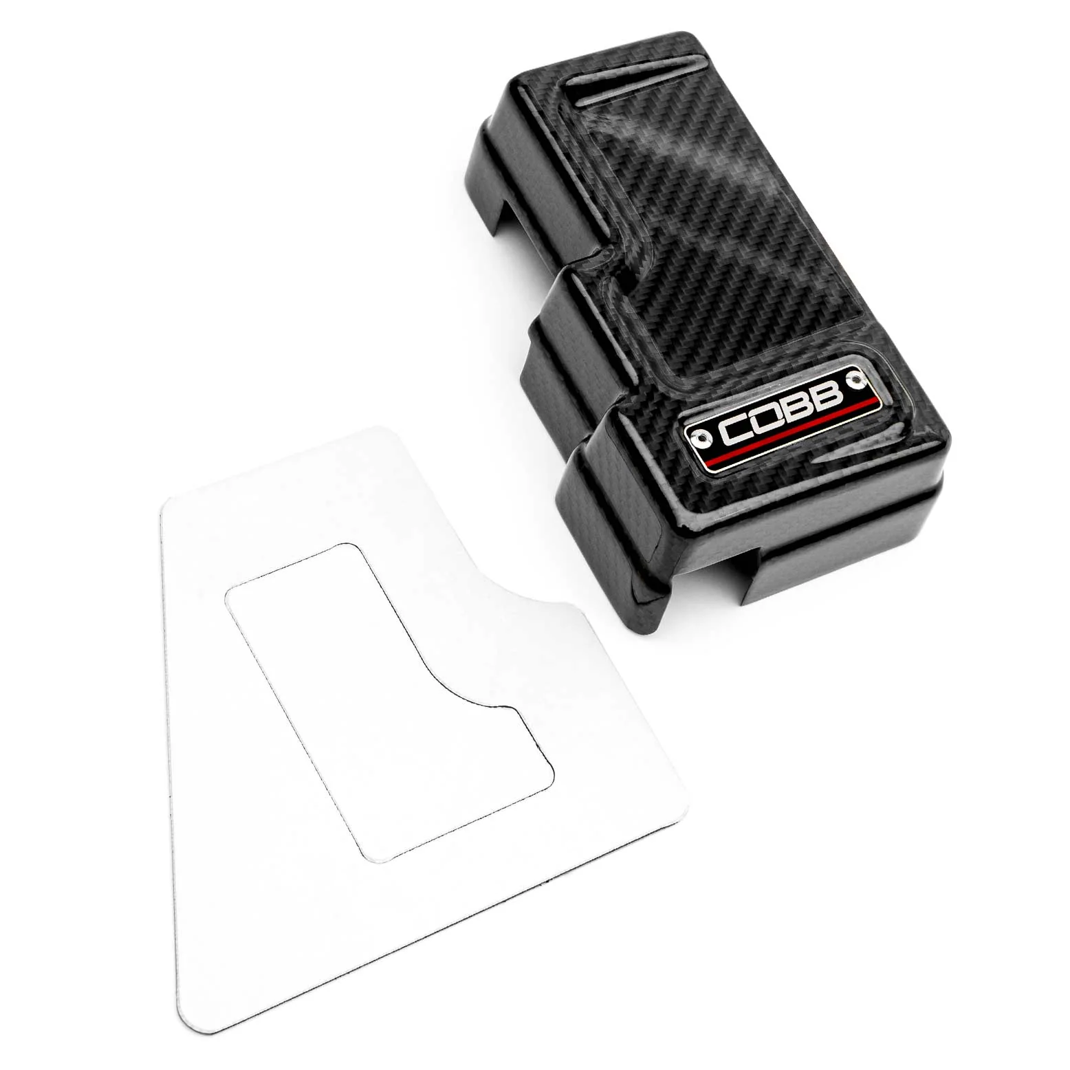 Cobb Subaru Redline Gloss Carbon Fiber Fuse Cover (Passenger Side) WRX 2022-2025 - Image 2