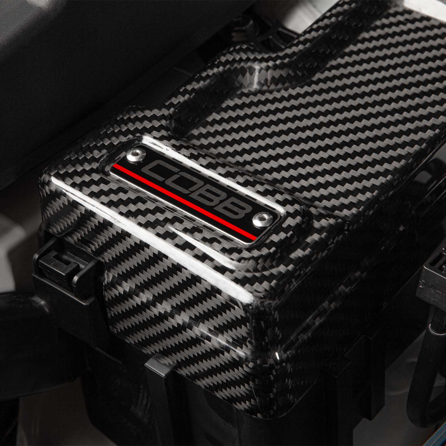 Cobb Subaru Redline Gloss Carbon Fiber Fuse Cover (Passenger Side) WRX 2022-2025 - Image 8