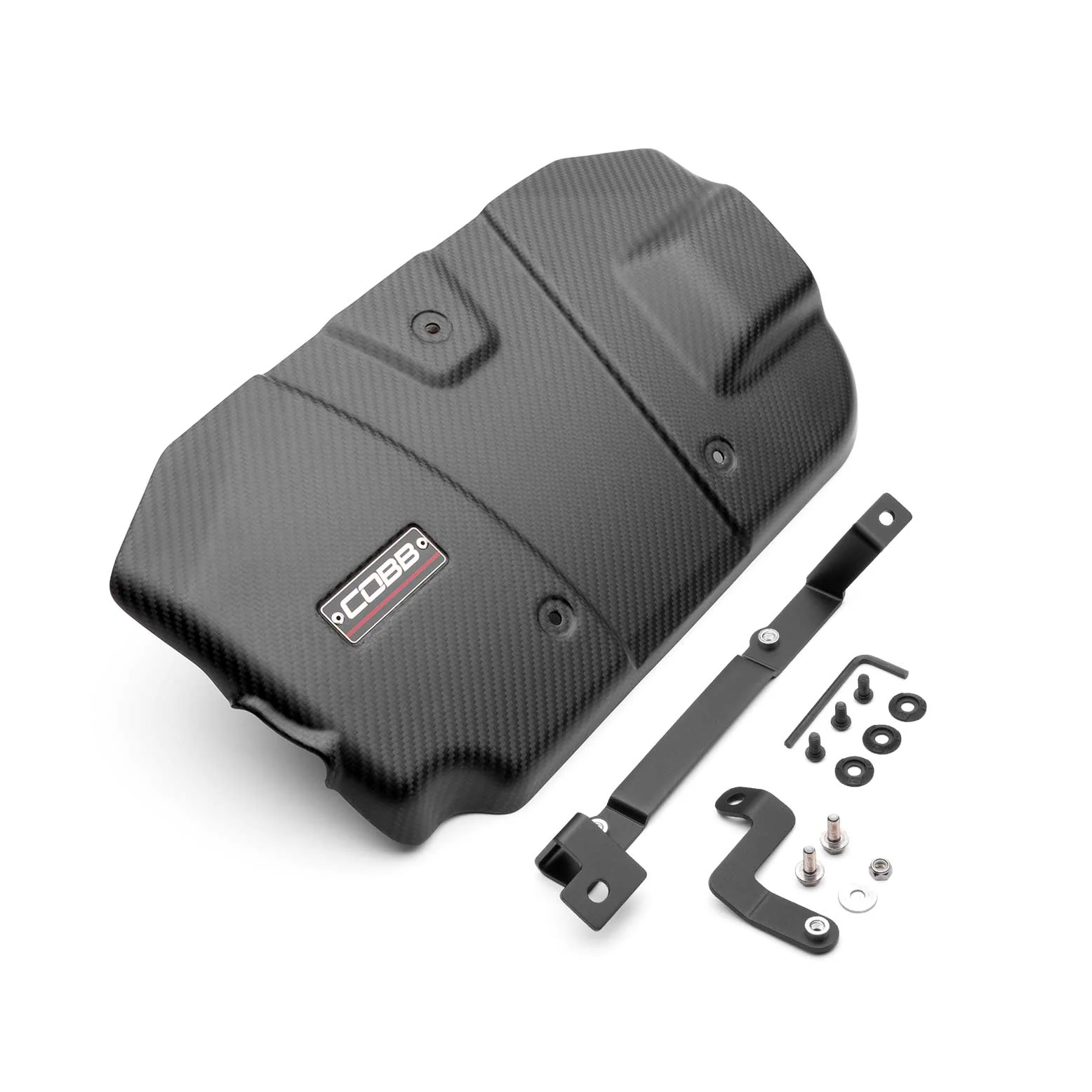COBB Subaru Redline Matte Carbon Fiber Engine Cover WRX 2022-2025 - Image 2