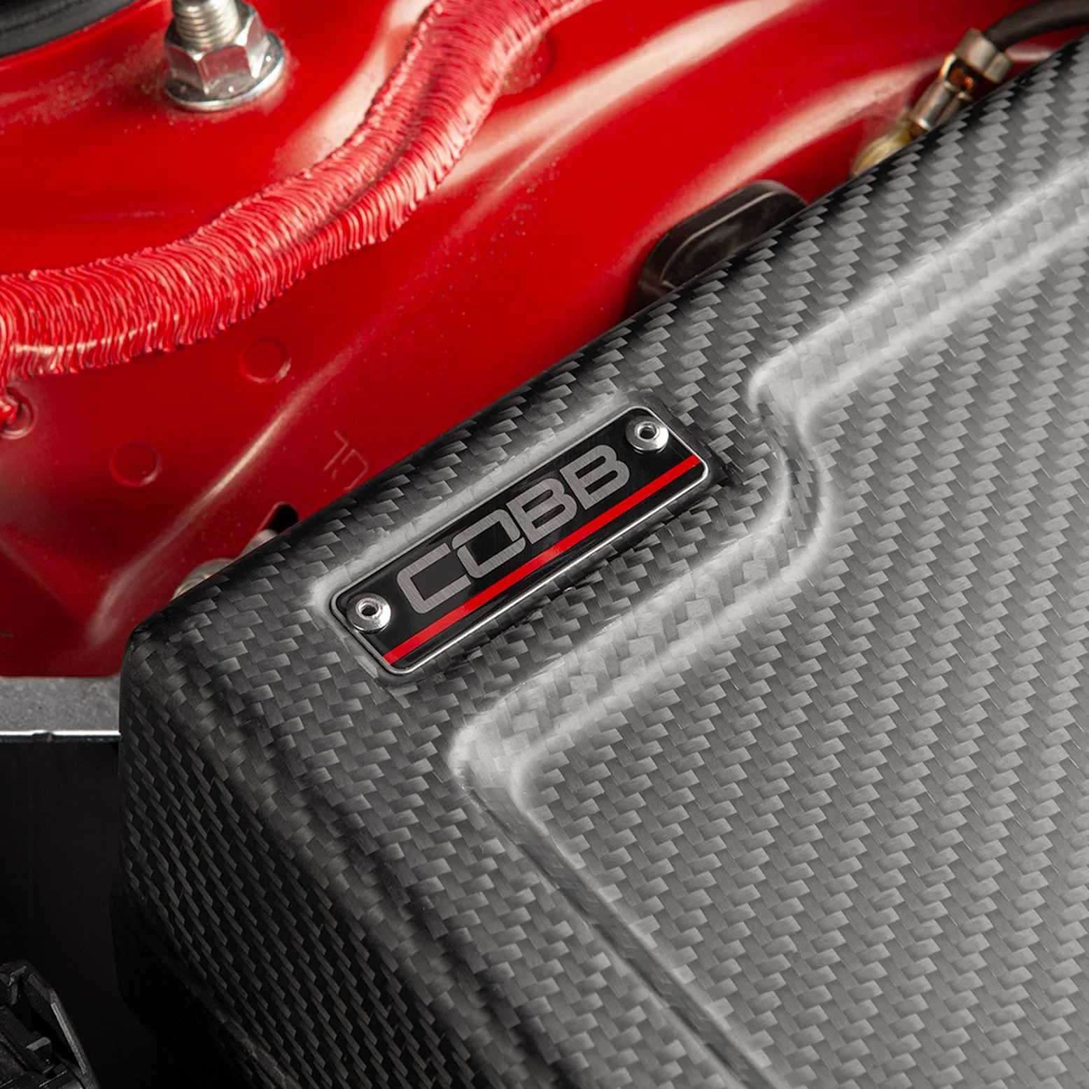 COBB Subaru Redline Matte Carbon Fiber Fuse Cover (Driver Side) WRX 2022-2025 - Image 6