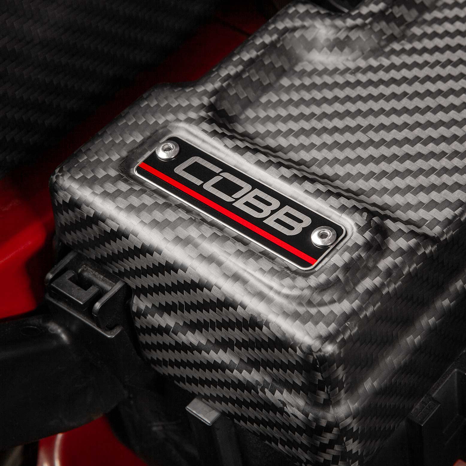 COBB Subaru Redline Matte Carbon Fiber Fuse Cover (Passenger Side) WRX 2022-2025 - Image 7