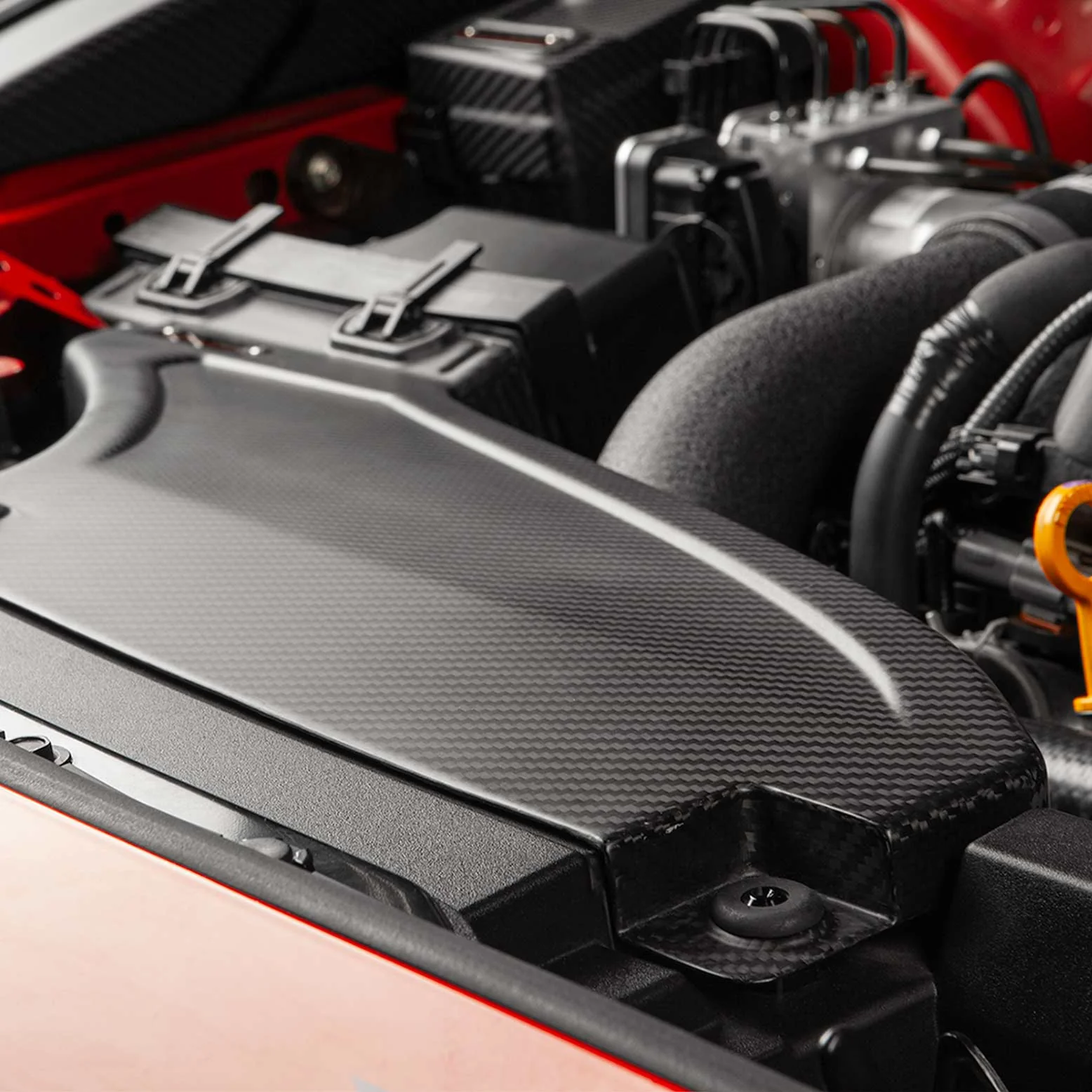 COBB Subaru Redline Matte Carbon Fiber Power Scoop WRX 2022-2025 - Image 8