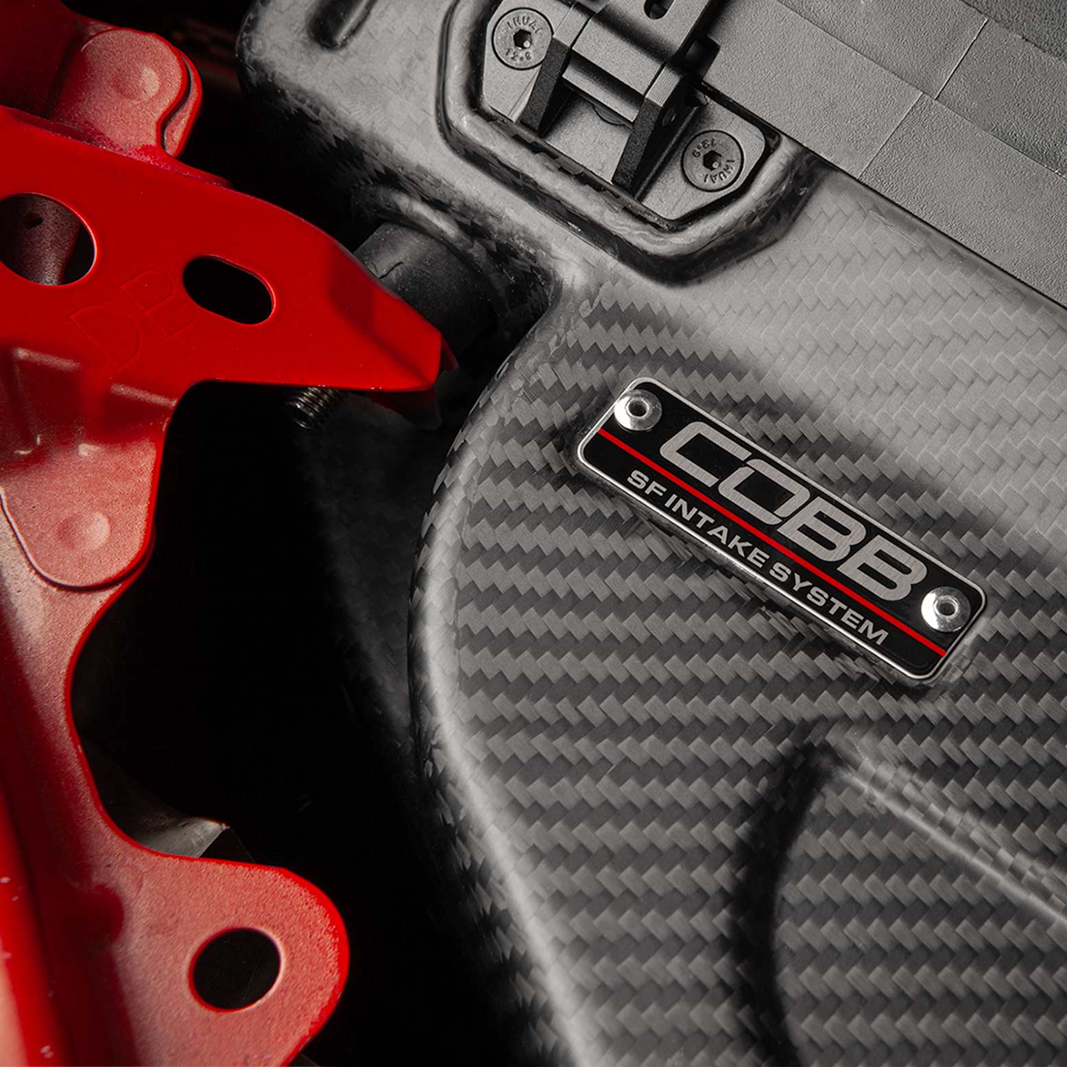 COBB Subaru Redline Matte Carbon Fiber Power Scoop WRX 2022-2025 - Image 9