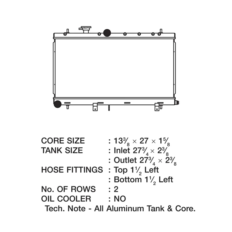CSF 02-07 Subaru Impreza Radiator - Image 8
