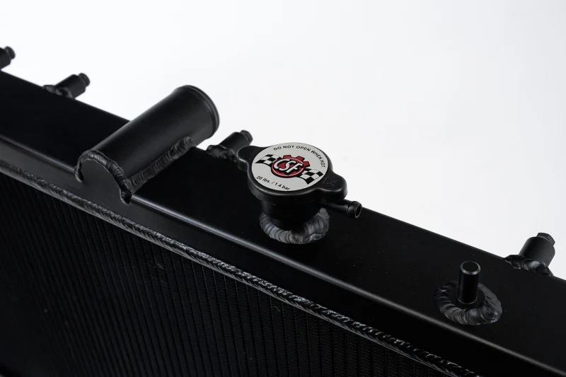 CSF 02-07 Subaru WRX/STI Radiator - Black Finish - Image 3