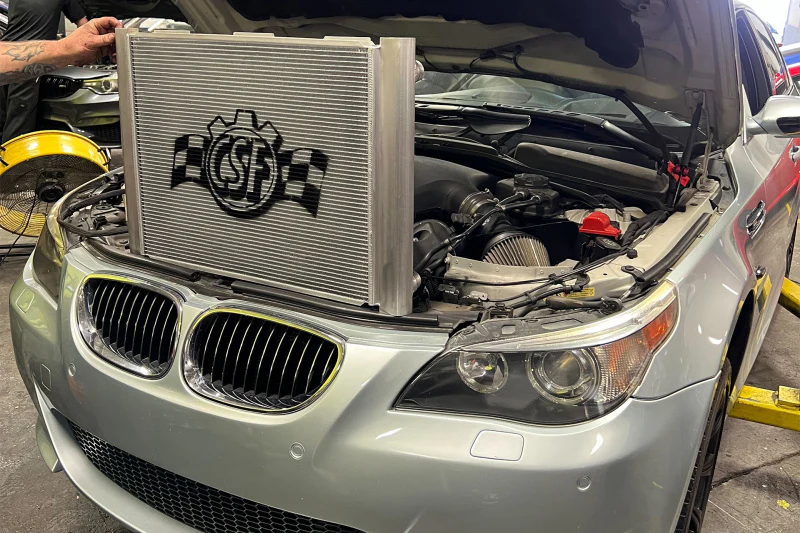 CSF 06-10 BMW E60 M5 / 06-10 BMW E63/E64 M6 Aluminum High-Performance Radiator - Image 7