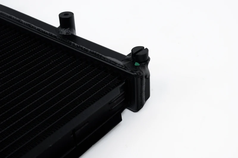CSF 08-15 Subaru Impreza WRX/STI 1-Row 31mm High-Performance Aluminum Radiator - Black - Image 2