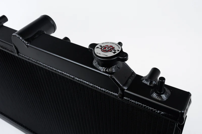 CSF 08-15 Subaru Impreza WRX/STI 1-Row 31mm High-Performance Aluminum Radiator - Black - Image 3