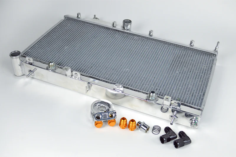 CSF 08-15 Subaru WRX/STI 2-Row Radiator w/Built-In Oil Cooler - Image 7
