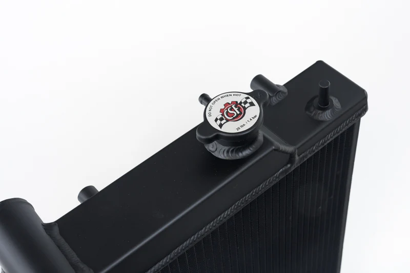 CSF 08-21 Subaru WRX/STI 2-Row 42mm Race-Spec All Aluminum Radiator - Black - Image 2