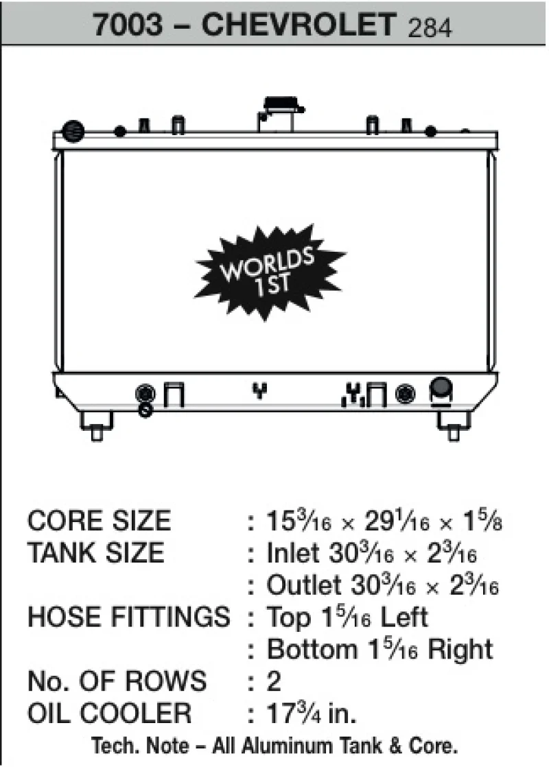 CSF 10-12 Chevrolet Camaro V8 Radiator - Image 5