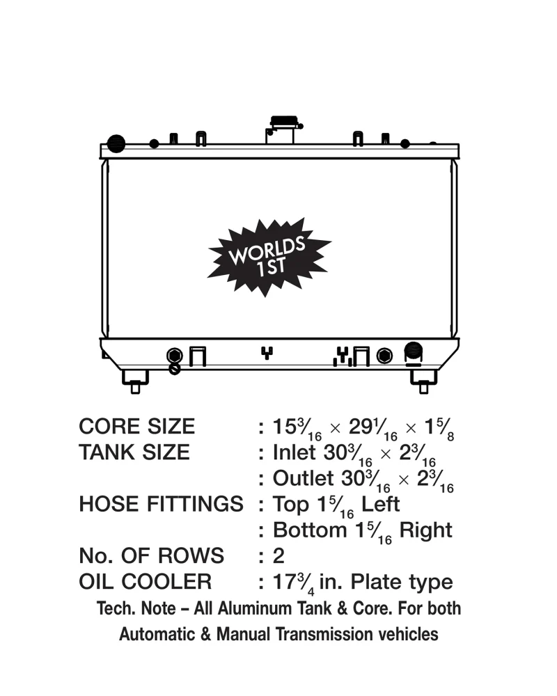 CSF 10-12 Chevrolet Camaro V8 Radiator - Image 7