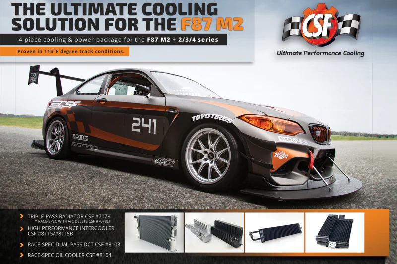 CSF 15-18 BMW M2 (F87) / 12-16 BMW M235i/M235ix Radiator - Image 4