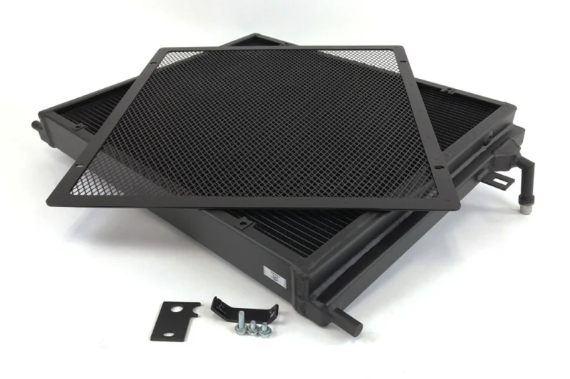 CSF 2014+ BMW M3/M4 (F8X) Front Mount Heat Exchanger w/Rock Guard - Black - Image 5