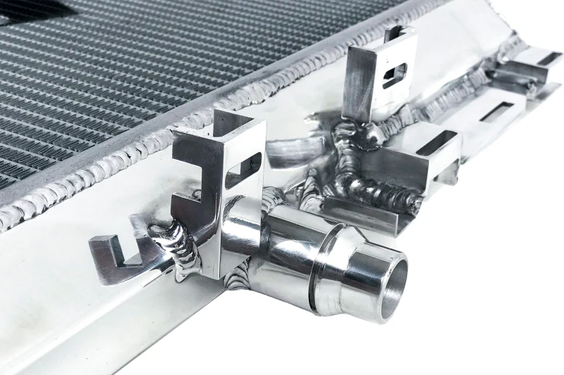 CSF 2015+ Mercedes Benz C63 AMG (W205) Front Mount Heat Exchanger w/Rock Guard - Image 6