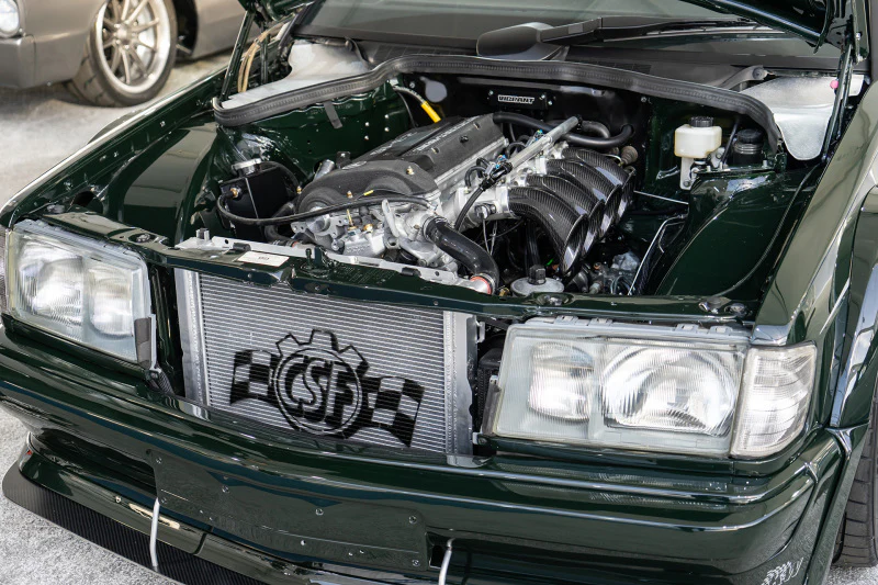 CSF 84-88 Mercedes-Benz W201 190E 2.3L - 16 w/ A/C High Performance Aluminum Radiator - Image 7