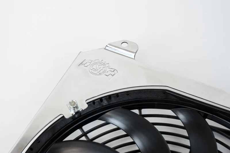 CSF 92-00 Honda Civic All-Aluminum Fan Shroud w/12in SPAL Fan - Image 3