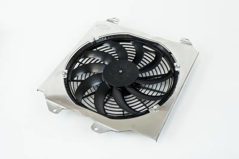 CSF 92-00 Honda Civic All-Aluminum Fan Shroud w/12in SPAL Fan - Image 6