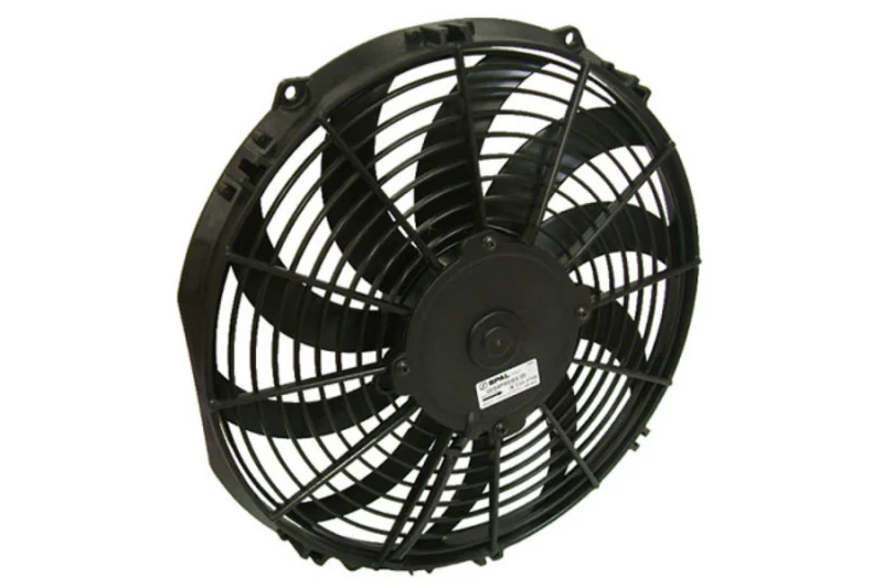 CSF 92-00 Honda Civic All-Aluminum Fan Shroud w/12in SPAL Fan - Black Finish - Image 7