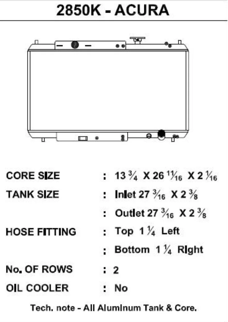 CSF 92-00 Honda Civic w/K-Swap V3 Radiator - Image 11