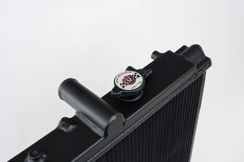 CSF 93-98 Toyota MK4 Supra Radiator - Black Finish - Image 4