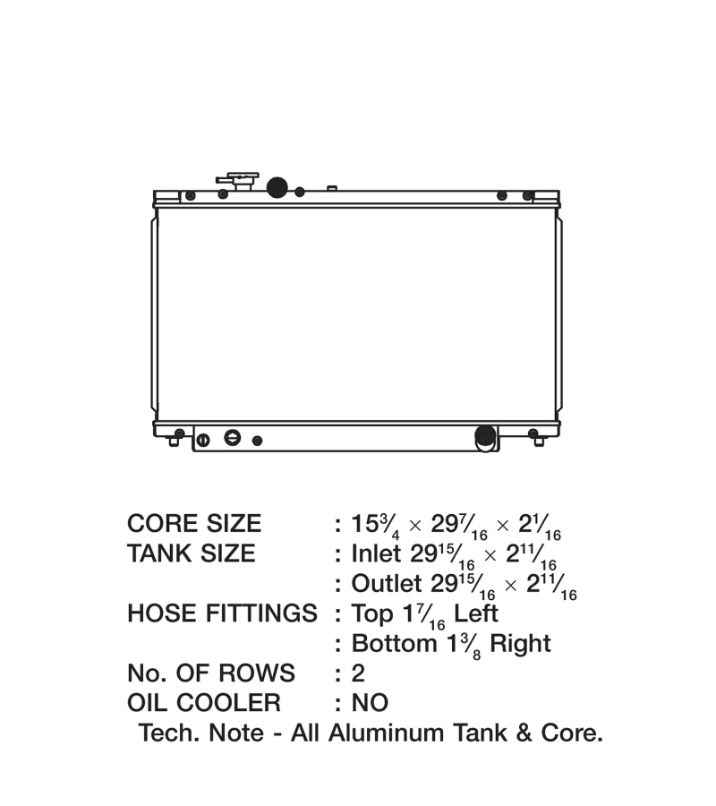 CSF 93-98 Toyota Supra Radiator - Image 5