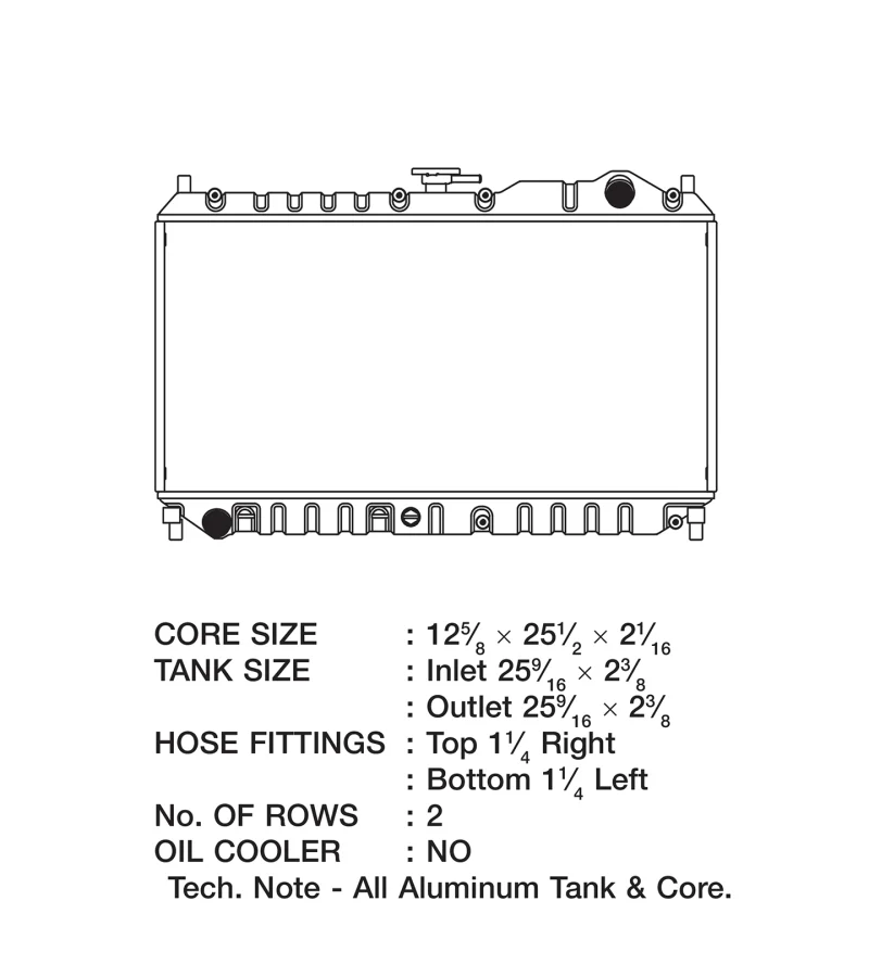 CSF 98-05 Mazda Miata Radiator - Image 8