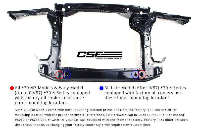 CSF BMW E30 Group A / DTM Race Style Oil Cooler - Image 7