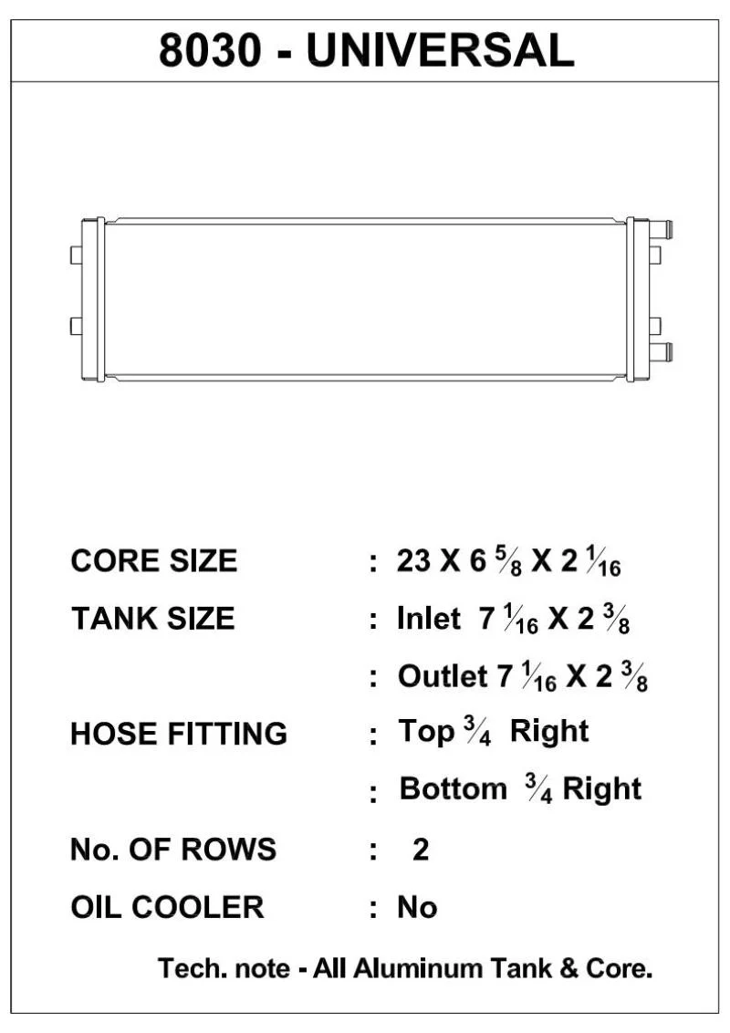 CSF Dual-Pass Universal Heat Exchanger (Cross-Flow) - Image 8