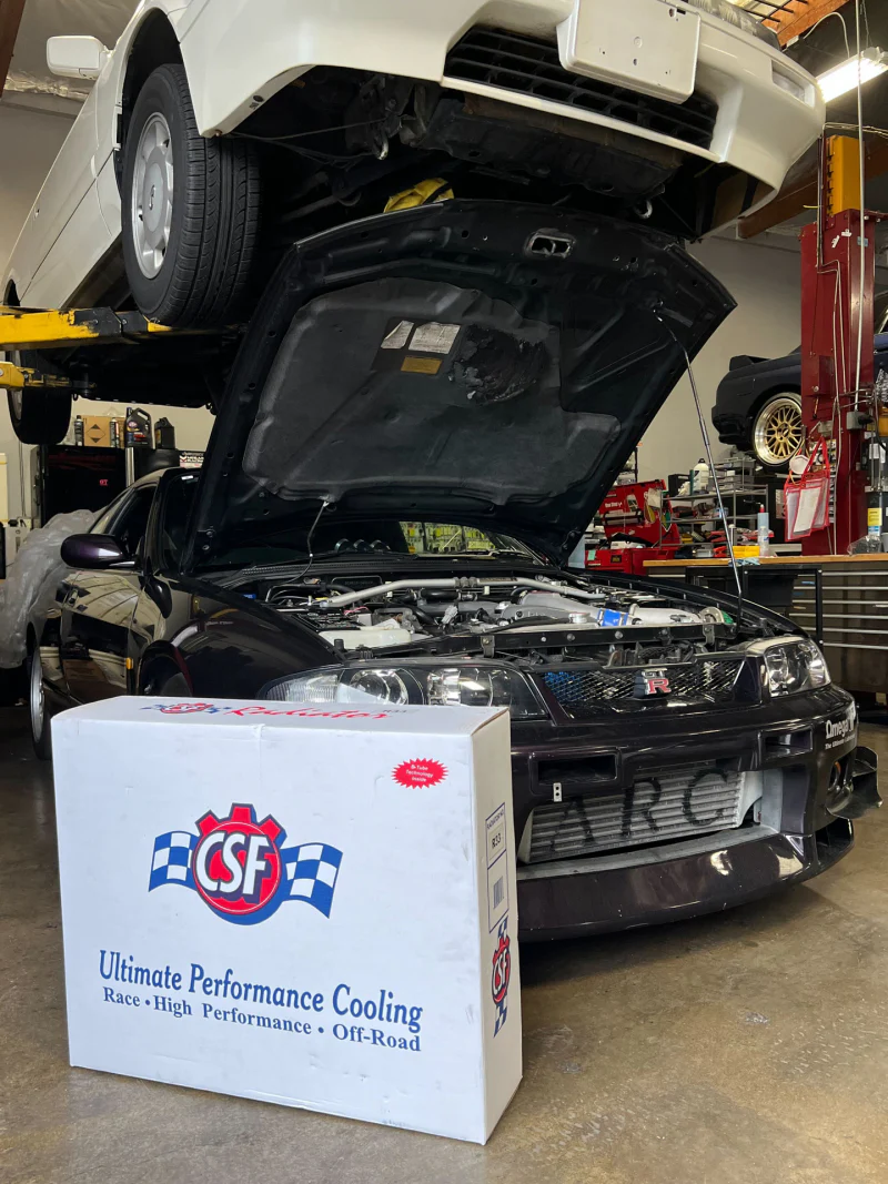 CSF Nissan R33 Skyline GT-R/GTS Full Billet Aluminum High-Performance Radiator - Image 10