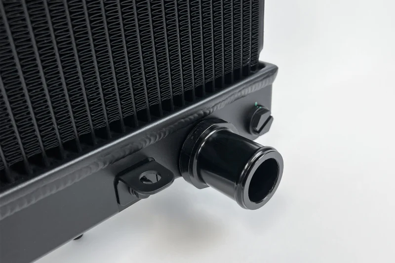 CSF Nissan R33 Skyline GT-R/GTS Full Billet Aluminum High-Performance Radiator - Black - Image 14
