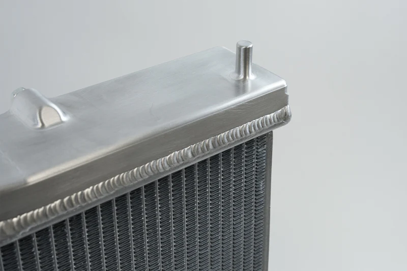 CSF Nissan R33 Skyline GT-R/GTS Full Billet Aluminum High-Performance Radiator - Black - Image 6