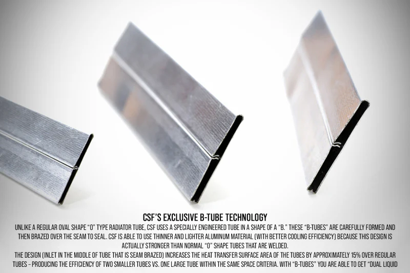 CSF Porsche Cayman/Boxster/Carrera (991/981) Auxiliary Center Radiator - Image 2