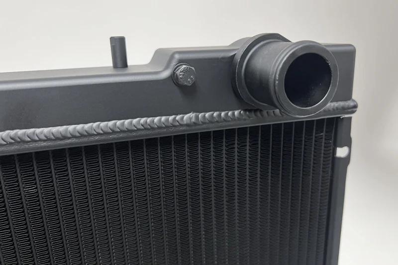 CSF R32 Nissan Skyline GT-R / GT-S Full Billet Aluminum High-Performance Radiator - Black Finish - Image 10