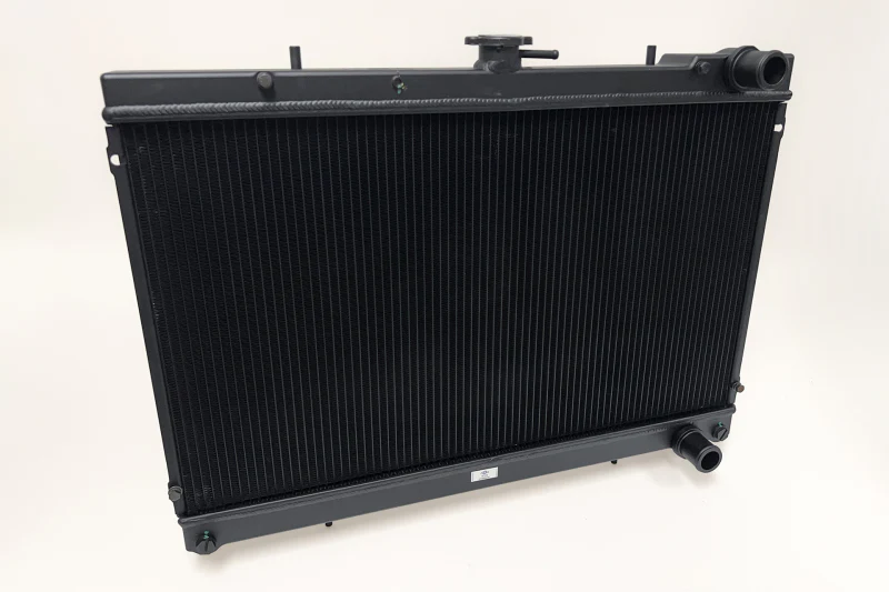 CSF R32 Nissan Skyline GT-R / GT-S Full Billet Aluminum High-Performance Radiator - Black Finish - Image 12