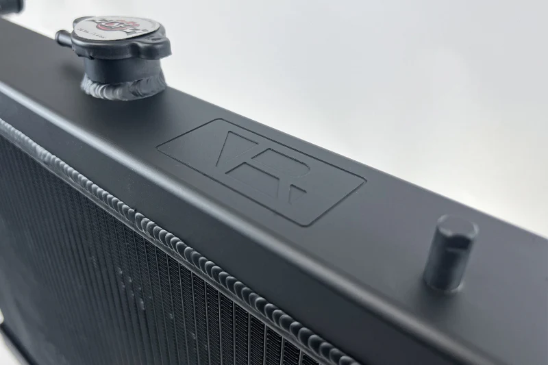 CSF R32 Nissan Skyline GT-R / GT-S Full Billet Aluminum High-Performance Radiator - Black Finish - Image 7