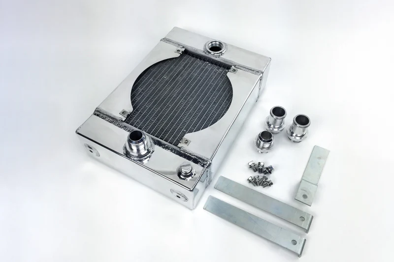 CSF Universal Drag Race / Tuck Radiator w/9in Spal Fan - 10.5in H x 10in L x 3.6in W - Image 5