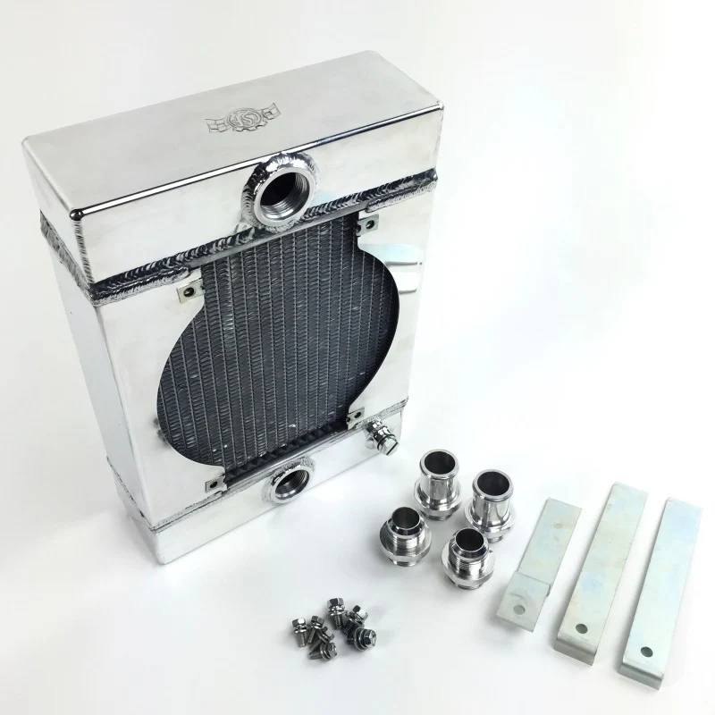 CSF Universal Drag Race / Tuck Radiator w/9in Spal Fan - 10.5in H x 10in L x 3.6in W - Image 6
