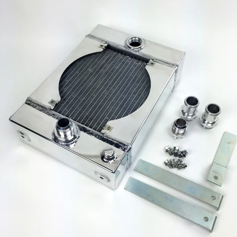 CSF Universal Drag Race / Tuck Radiator w/9in Spal Fan - 10.5in H x 10in L x 3.6in W - Image 8