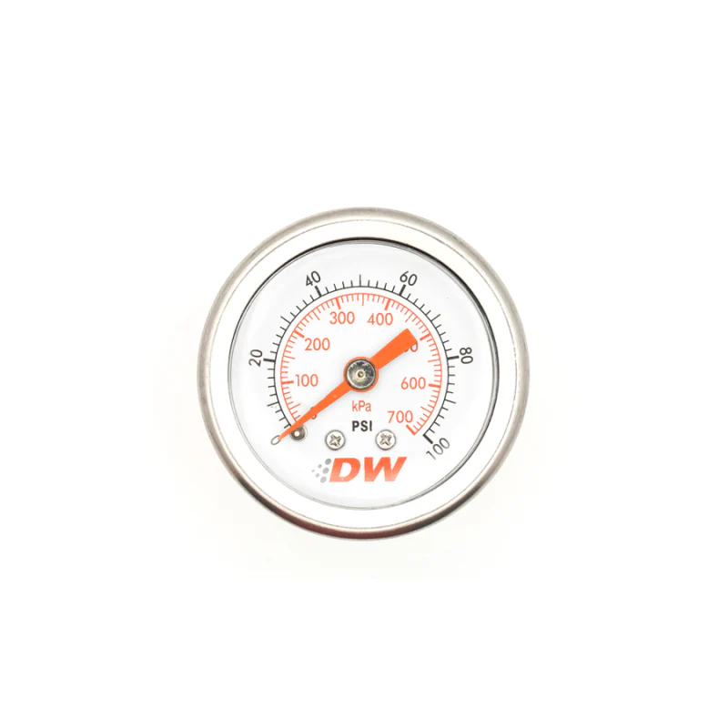 DeatschWerks 0-100 PSI 1/8in NPT Mechanical Fuel Pressure Gauge - Image 3