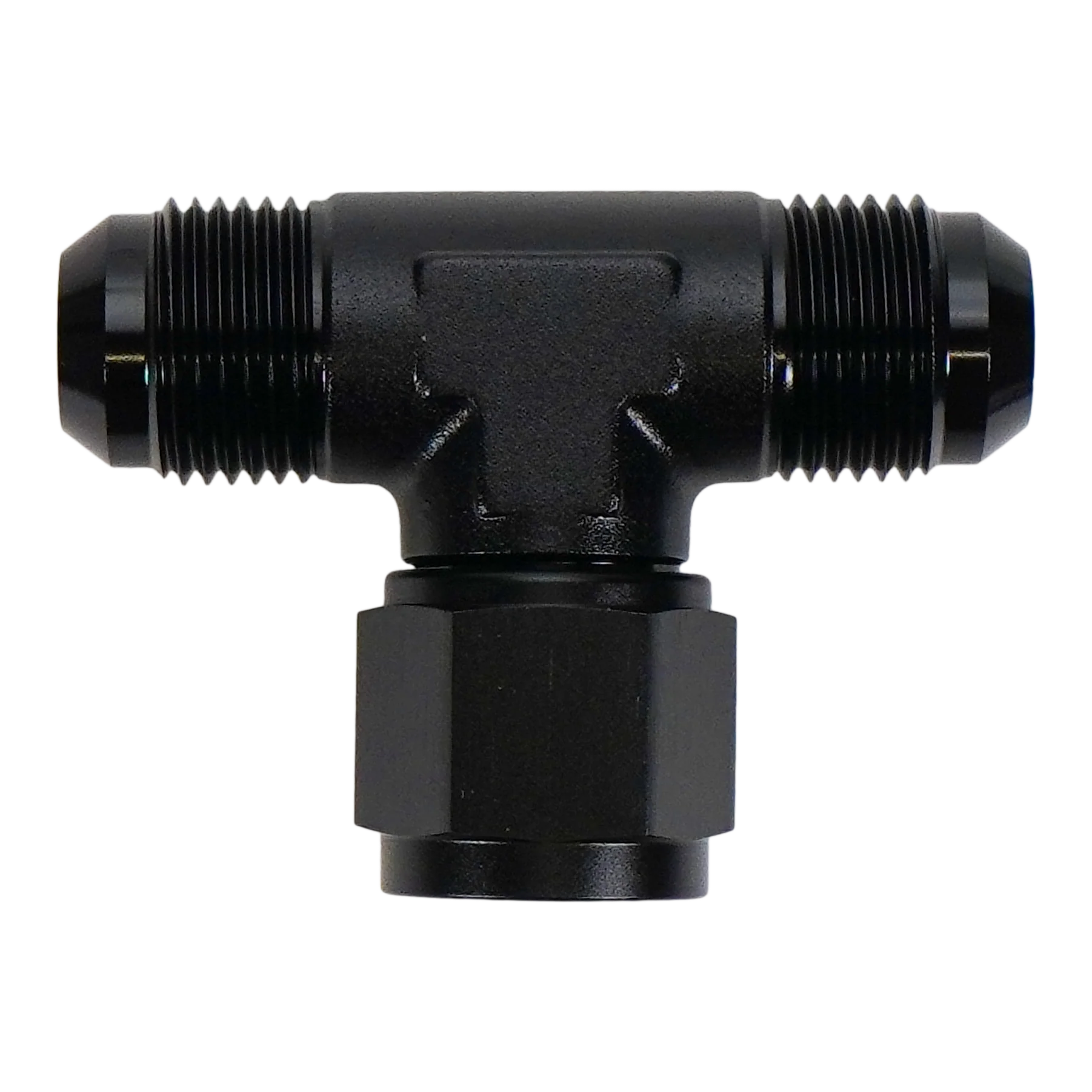 DeatschWerks 10AN Male Flare to Female Flare Swivel Tee on 90