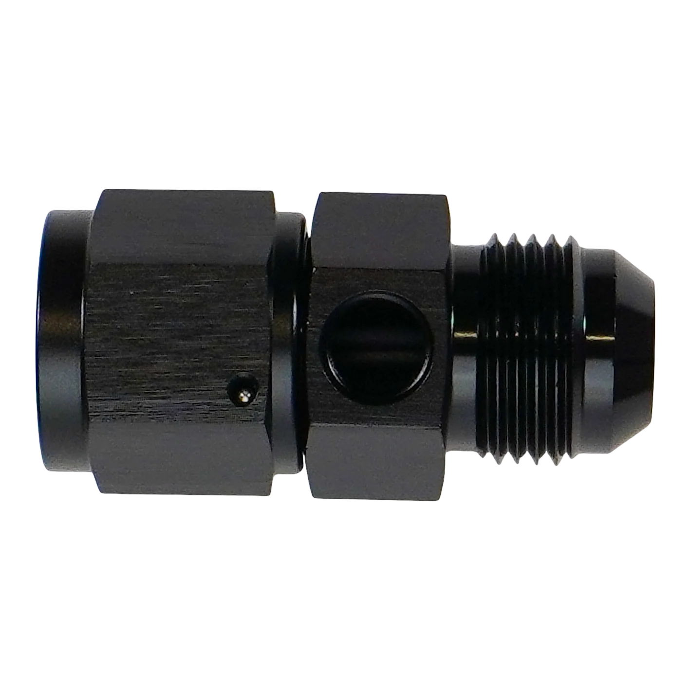 DeatschWerks 10AN Male Flare to Female Flare Swivel with 1/8th npt