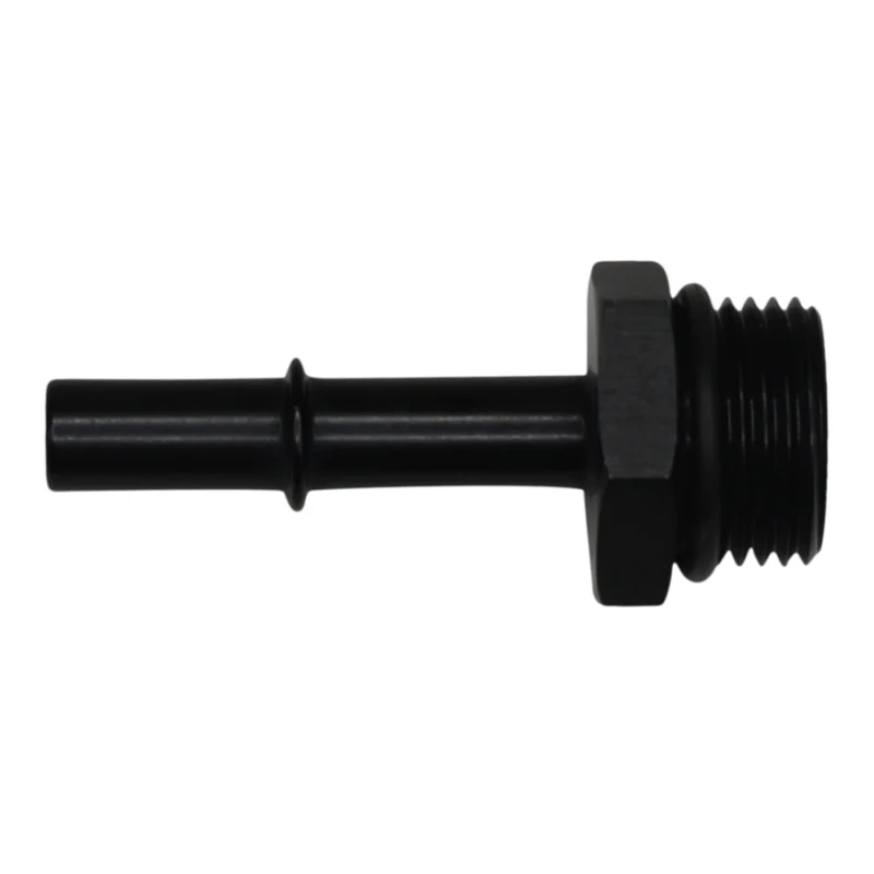 DeatschWerks 10AN ORB Male to 3/8in Male EFI Quick Connect Adapter - Anodized Matte Black - Image 2